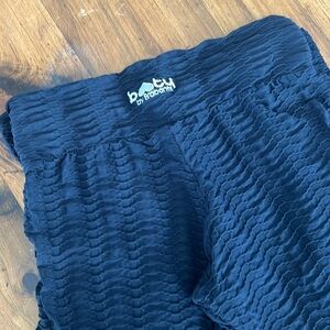 Booty by Brabants Black Textured Leggings